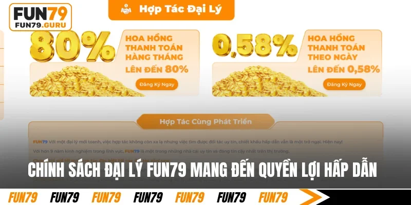 Chính sách đại lý FUN79 mang đến quyền lợi hấp dẫn