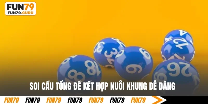 Soi cầu tổng đề kết hợp nuôi khung dễ dàng